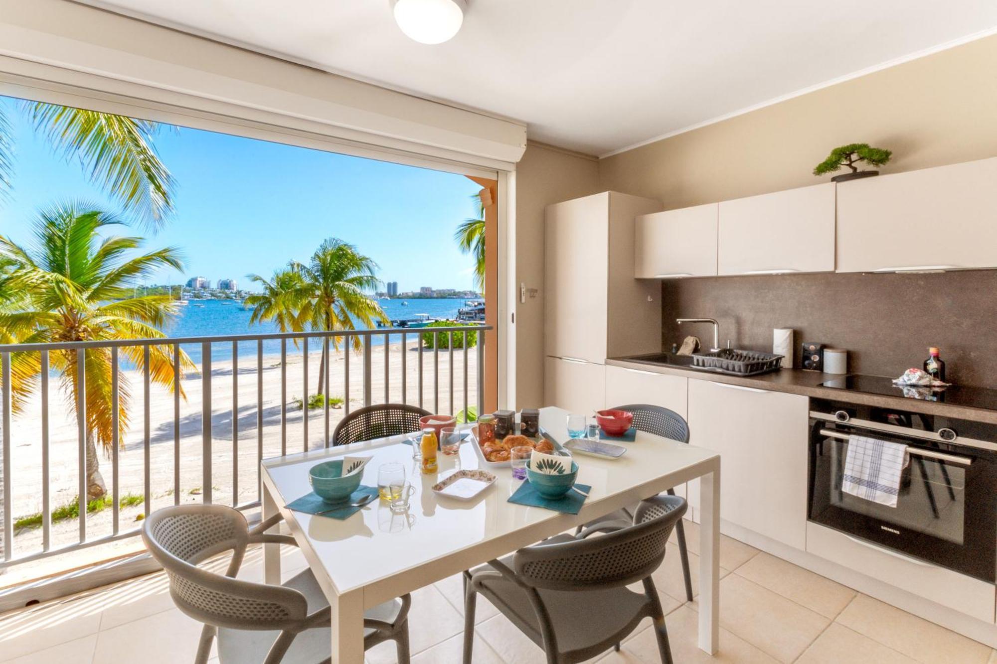 Vue Imprenable Sur Le Lagon, Appartement 1Ch 4P Baie Nettle Buitenkant foto