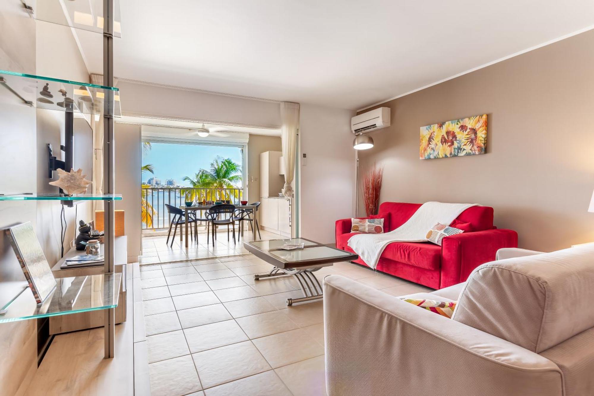 Vue Imprenable Sur Le Lagon, Appartement 1Ch 4P Baie Nettle Buitenkant foto