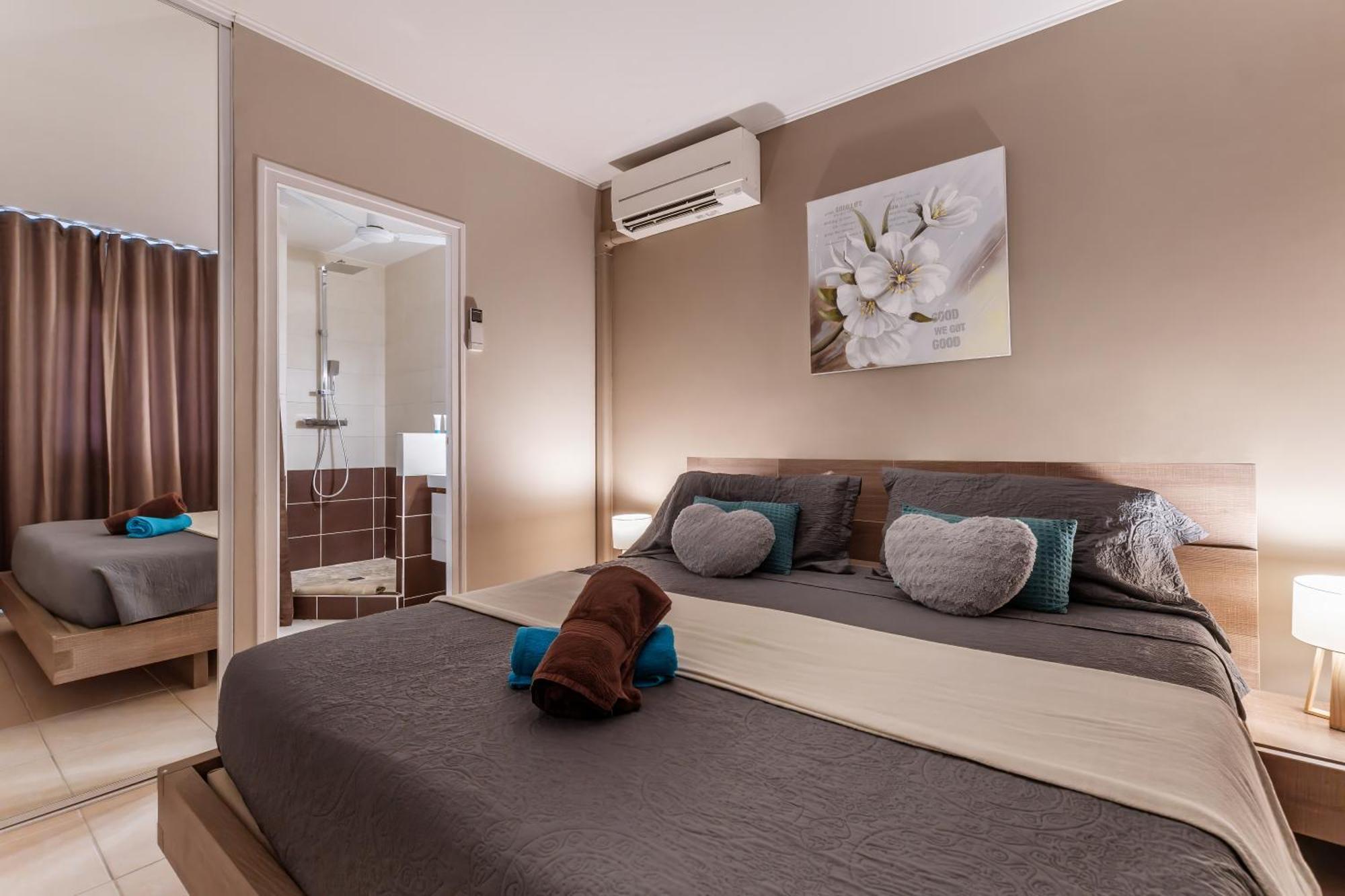 Vue Imprenable Sur Le Lagon, Appartement 1Ch 4P Baie Nettle Buitenkant foto