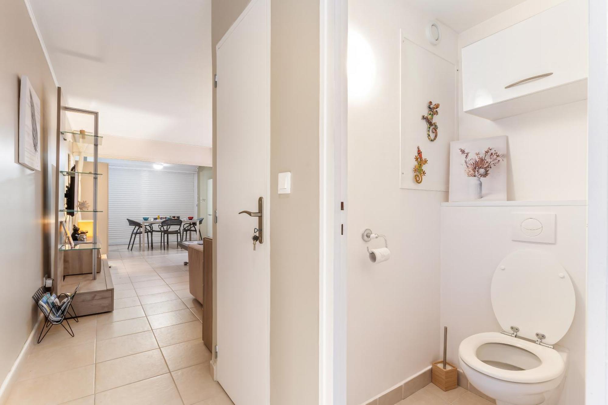 Vue Imprenable Sur Le Lagon, Appartement 1Ch 4P Baie Nettle Buitenkant foto
