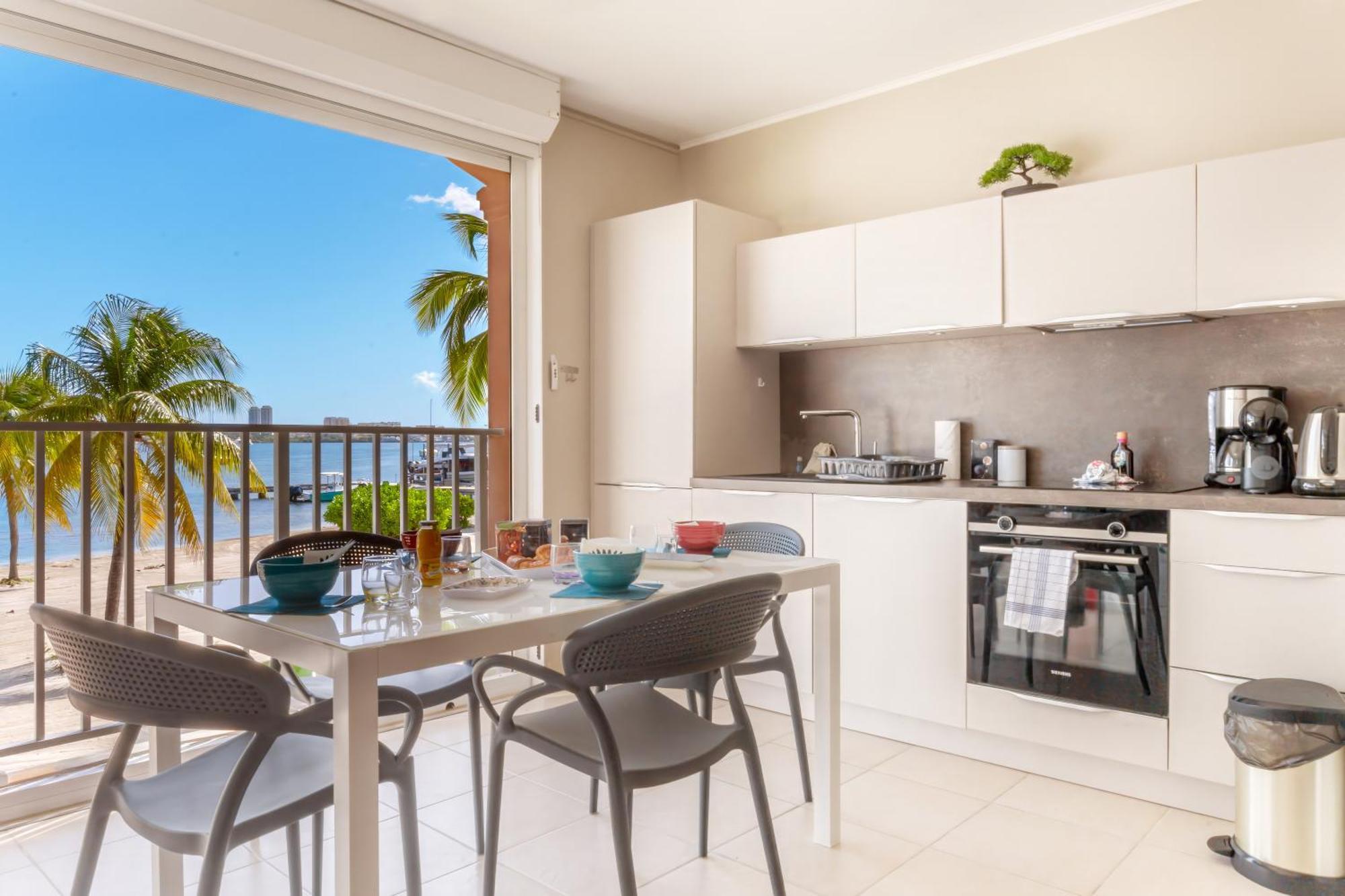 Vue Imprenable Sur Le Lagon, Appartement 1Ch 4P Baie Nettle Buitenkant foto